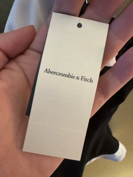 Abercrombie & Fitch Black Swim One-Piece with White Trim - Picture 4 of 8